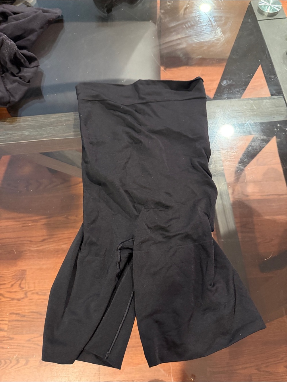 Victoria's Secret Black High-Waist Thigh Shaper Shorts